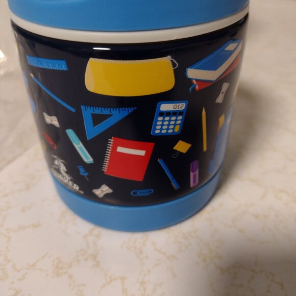 Quaker New in Box School Themed Thermos with Spork - Picture 5 of 14